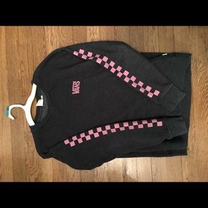 Gray vans crewneck